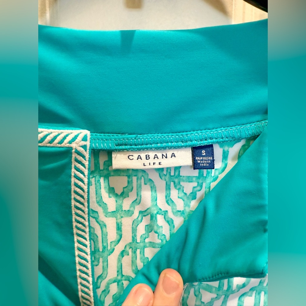 Cabana Life coastal cottage UPF50 Tunic Dress, small, excellent condition. - Picture 3 of 4